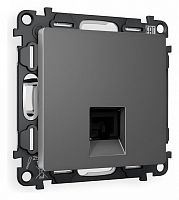 Розетка телефонная RJ-11 со штрокой, без рамки Ambrella Volt ALFA MA662030 в Нижнем Новгороде