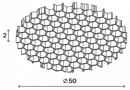 Сотовый фильтр Hesby Lighting  HSBL_0205 в Нижнем Новгороде фото 2
