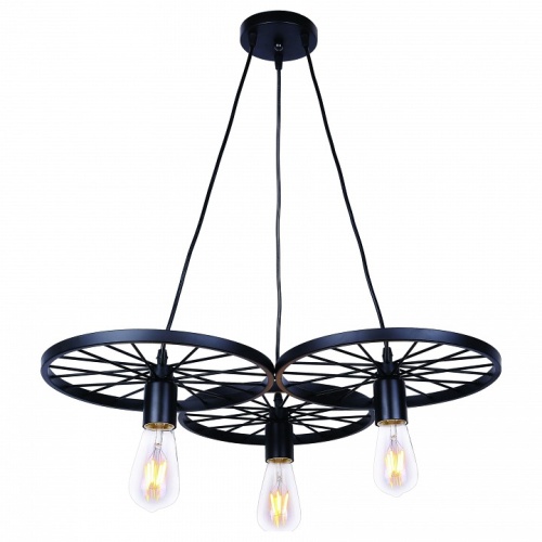 Подвесная люстра TopLight Vanessa TL1201H-03BK в Изобильном фото 4