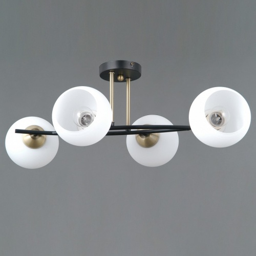 Потолочная люстра ILLUMICO TRENTO IL0798-4CSQ-25 BK AB TRENTO в Нижнем Новгороде фото 3