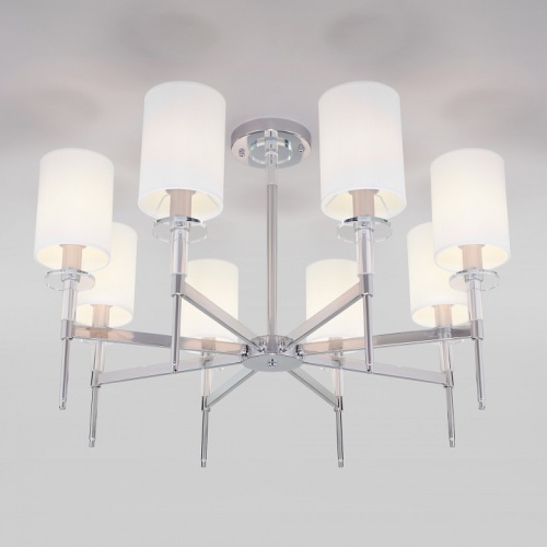 Люстра на штанге Eurosvet Brielle 60132/8 хром в Нижнем Новгороде фото 4