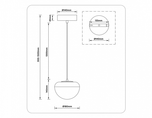 Подвесной светильник Ambrella Light LH LH12001 в Нижнем Новгороде фото 2
