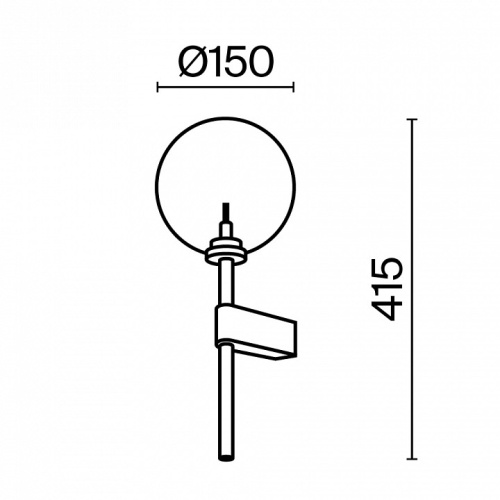 Бра Maytoni Mood MOD172WL-01B в Нижнем Новгороде фото 4