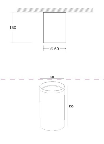 Накладной светильник Maytoni Focus C010CL-01MG в Кизилюрте фото 4