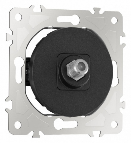 ТВ-розетка без рамки Arte Milano am-202 202.42-1.black в Нижнем Новгороде