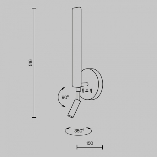 Бра с подсветкой Maytoni Combo MOD214WL-L8W3K1 в Нижнем Новгороде фото 4