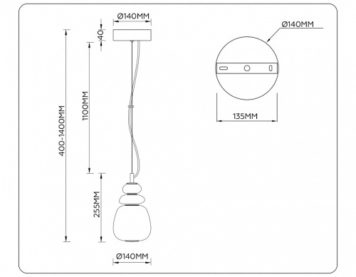Подвесной светильник Ambrella Light LH LH53161 в Нижнем Новгороде фото 4