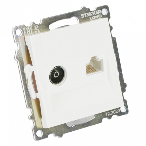 ТВ-розетка без рамки Stekker Катрин 49181 в Нижнем Новгороде фото 2
