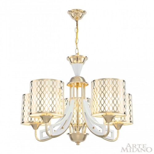 Подвесная люстра Arte Milano Florentia-3387 303387/5 Wh/Gd в Нижнем Новгороде фото 8