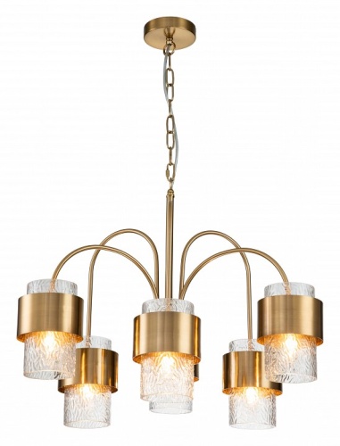 Подвесная люстра Indigo Eleganza 12019/A/6P Brass в Нижнем Новгороде фото 4