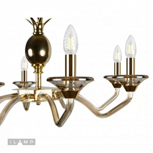 Подвесная люстра iLamp Flo YT2049-8 GD+COG в Нижнем Новгороде фото 2