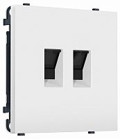 Розетка двойная Ethernet RJ-45 и со шторками, без рамки Ambrella Volt MS MS832110 в Нижнем Новгороде
