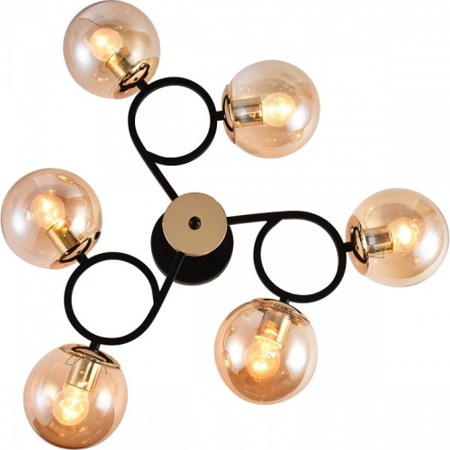 Люстра на штанге 01338-0.3-06 BK+FGD в Нижнем Новгороде фото 2