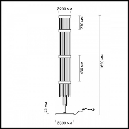 Торшер Odeon Light York 4788/12F в Уфе фото 4