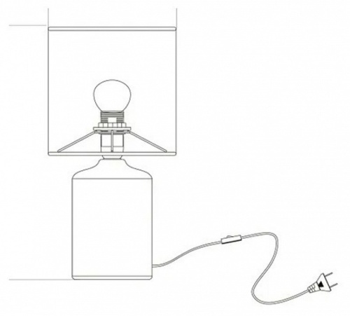 Настольная лампа декоративная Escada Akron 10165/L Grey в Нижнем Новгороде фото 3