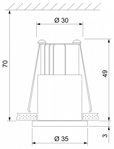 Встраиваемый светильник Elektrostandard 15269/LED a056021 в Нижнем Новгороде фото 2