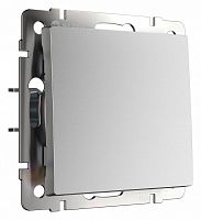 Выключатель одноклавишный без рамки Werkel серебряный матовый W1110065 в Нижнем Новгороде