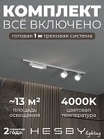 Комплект трековый Hesby Lighting Skylite №14 HSBL_kompl_S014_NI1W4K в Нижнем Новгороде
