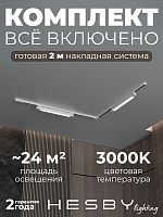 Комплект трековый Hesby Lighting Skylite №1 HSBL_kompl_S001_NL2W3K в Нижнем Новгороде