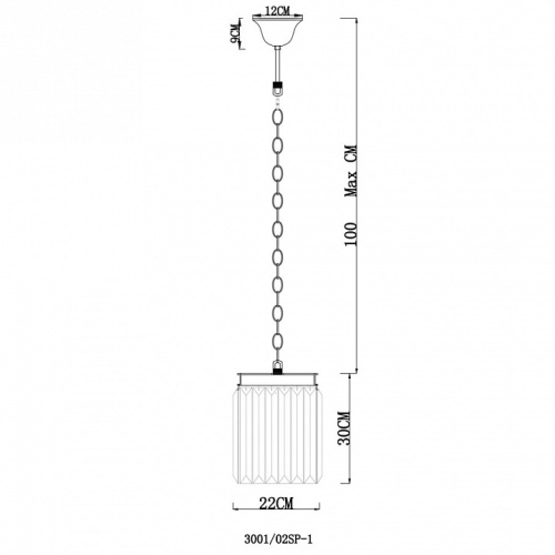 Подвесной светильник Divinare Nova 3001/02 SP-1 в Карачеве фото 2