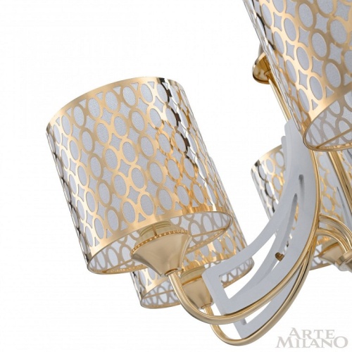 Подвесная люстра Arte Milano Florentia-3387 303387/6 Wh/Gd в Нижнем Новгороде фото 8