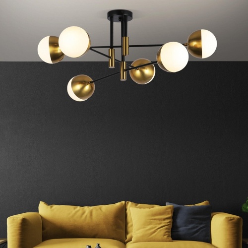 Потолочная люстра Eurosvet Nuvola 70129/6 латунь в Нижнем Новгороде фото 4