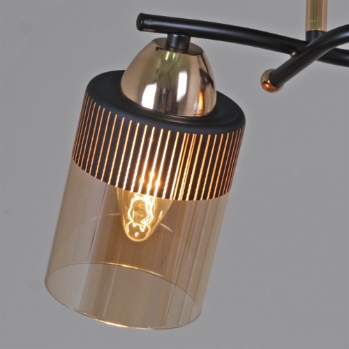 Люстра на штанге 09131-3.3-04 FG+BK в Нижнем Новгороде фото 3