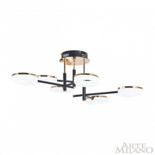 Потолочная люстра Arte Milano Ferrara-72999 272999/6 BK/GD в Нижнем Новгороде фото 3