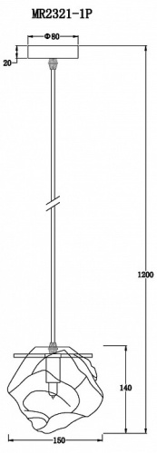 Подвесной светильник MyFar Stella MR2321-1P в Нижнем Новгороде фото 6