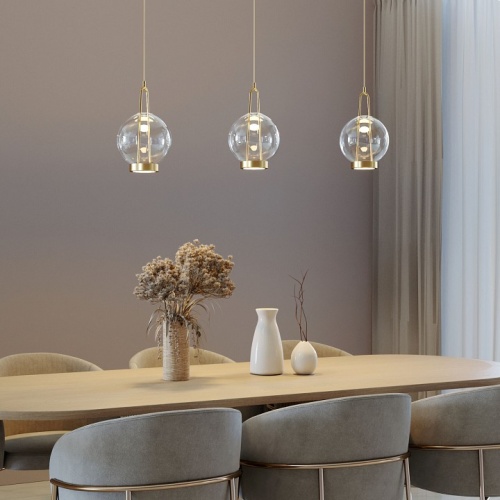 Подвесной светильник Eurosvet Frasco 50267/1 LED латунь в Нижнем Новгороде фото 3