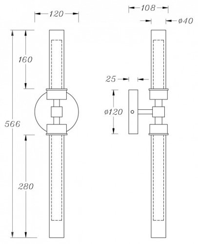 Бра Maytoni Stelo MOD116WL-L7BS3K в Бугульме фото 3