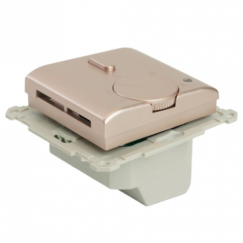 Терморегулятор электромеханический для теплого пола без рамки Stekker Катрин 49743 в Нижнем Новгороде фото 7