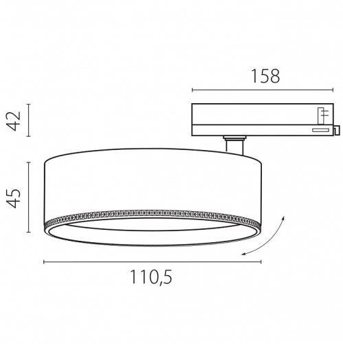 Светильник на штанге Lightstar Alta Pro A5636QT в Нижнем Новгороде фото 2