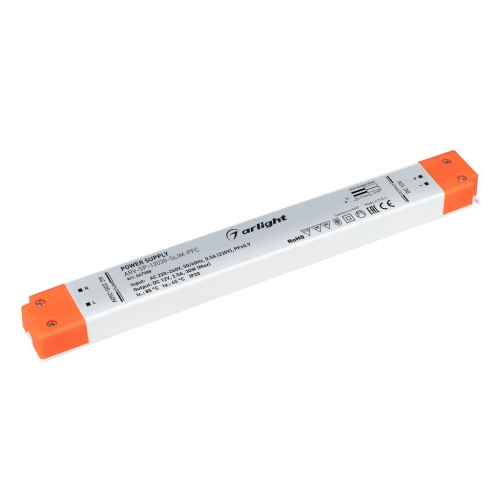 Блок питания ARV-SP-12030-SLIM-PFC (12V, 2.5A, 30W) (Arlight, IP20 Пластик, 5 лет) в Ермолино