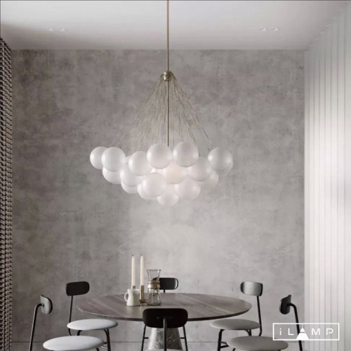 Люстра на штанге iLamp Globe 10099P/3-D800 GL-WH в Нижнем Новгороде фото 6