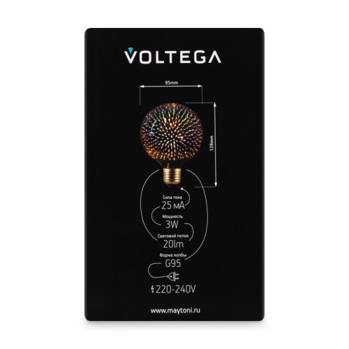Лампа светодиодная Voltega 271 E27 3Вт 2700K 8527 в Нижнем Новгороде фото 5