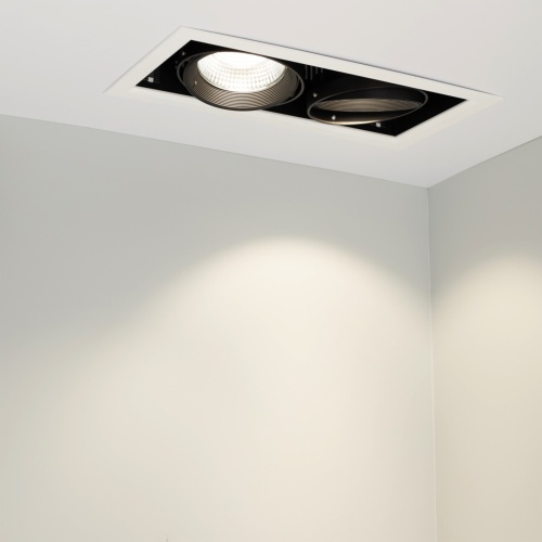 Светильник CL-KARDAN-S375x190-2x25W Warm3000 (WH-BK, 30 deg) (Arlight, IP20 Металл, 3 года) в Кадникове фото 10