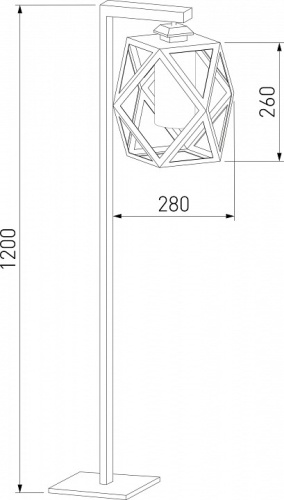 Наземный высокий светильник Elektrostandard Ambra a056235 в Нижнем Новгороде фото 2