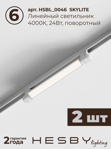 Комплект трековый Hesby Lighting Skylite №14 HSBL_kompl_S014_VI3W4K в Нижнем Новгороде фото 2
