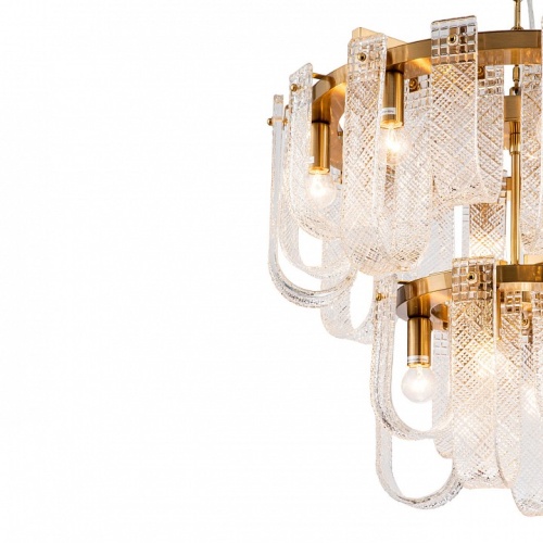 Подвесная люстра Indigo Brina 12027/12P Brass в Нижнем Новгороде фото 2