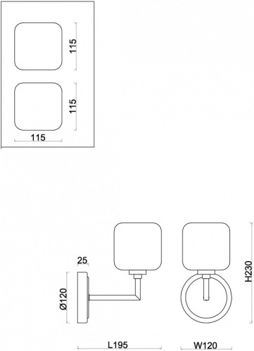 Бра Freya Tender FR5373WL-01BS в Белово фото 6