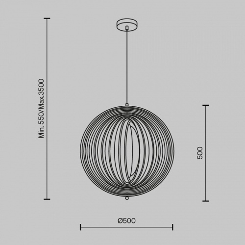 Подвесной светильник Maytoni Roots MOD197PL-01W1 в Нижнем Новгороде фото 5