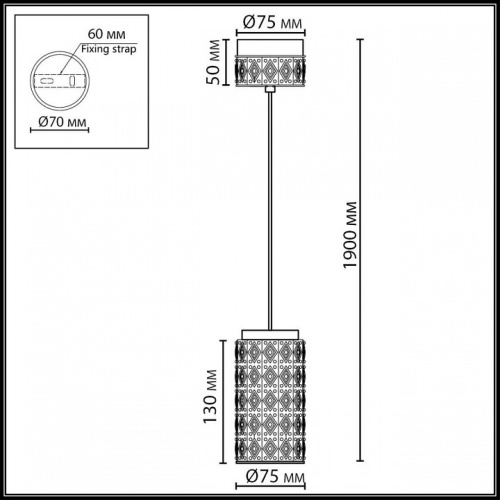 Подвесной светильник Odeon Light L-VISION 5452/5L в Нижнем Новгороде фото 2
