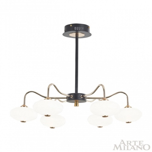 Люстра на штанге Arte Milano Neapolis-73908 273908/6 BK/GD в Нижнем Новгороде фото 10
