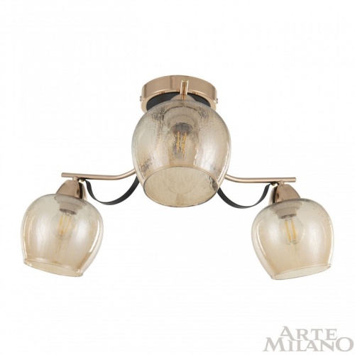 Потолочная люстра Arte Milano AMALFI-322306 322306/3 FG+BK в Нижнем Новгороде фото 2