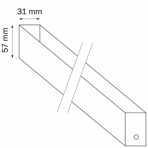 Трек накладной Lightstar Teta 505036 в Бородино фото 2