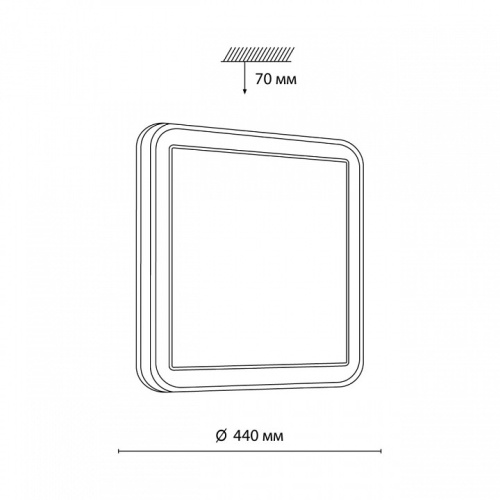Накладной светильник Sonex Akuna 7621/DL в Ртищево фото 8