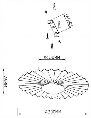 Накладной светильник Maytoni Fiore MOD233WL-L11BS3K в Нижнем Новгороде фото 4