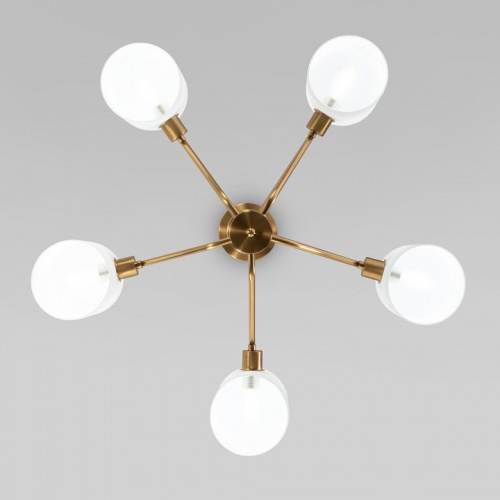 Люстра на штанге Eurosvet Bambola 60157/5 латунь в Нижнем Новгороде фото 5