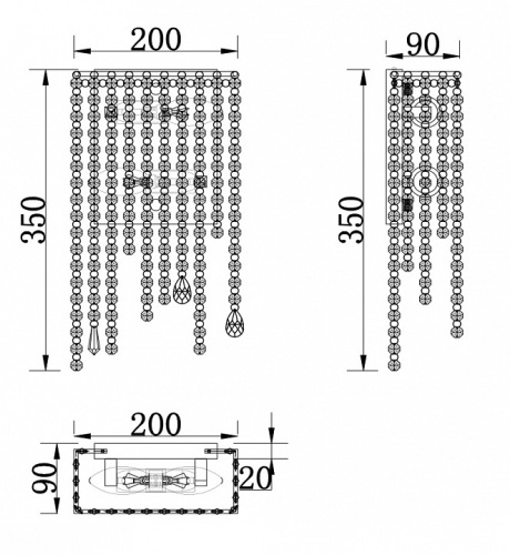 Накладной светильник Maytoni Empress DIA002WL-02CH в Нижнем Новгороде фото 5